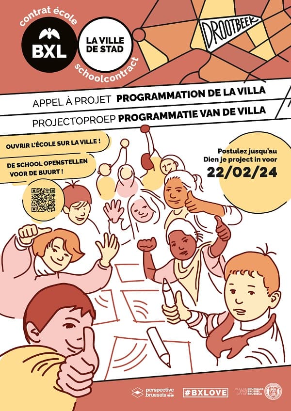Appel à projets "Programmation de la Villa" du Contrat École Drootbeek