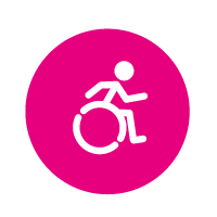 Pictogramme pour les personnes à mobilité réduite