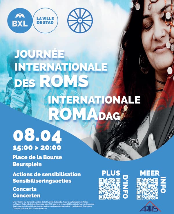 Affiche Journée internationale des Roms 2023