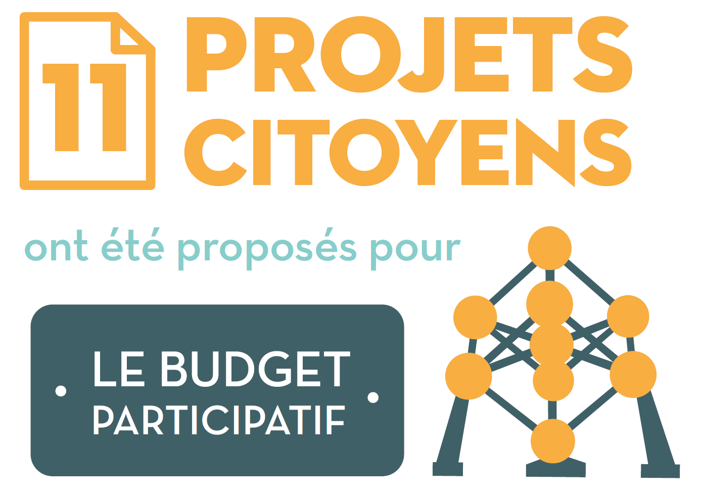 11 projets citoyens ont été proposés pour le budget participatif