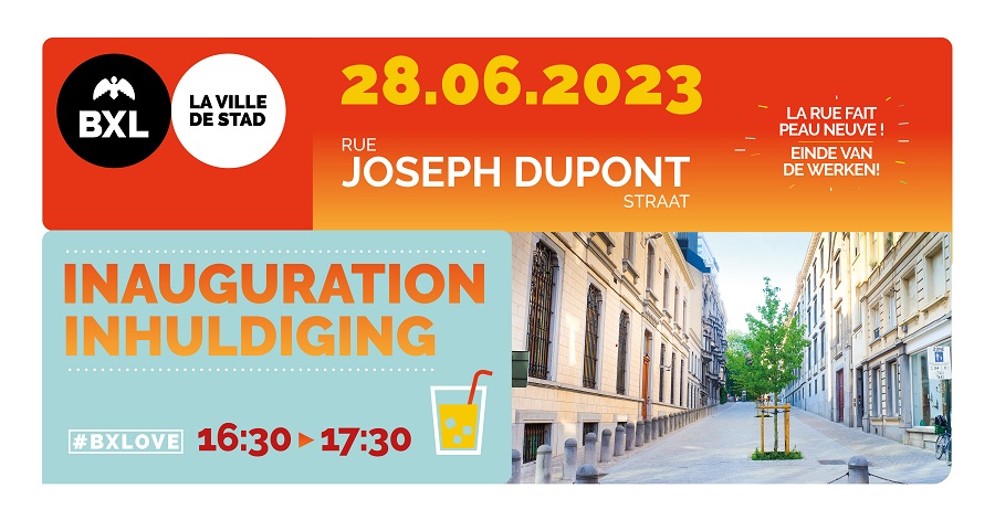 Inauguration de la rue Joseph Dupont