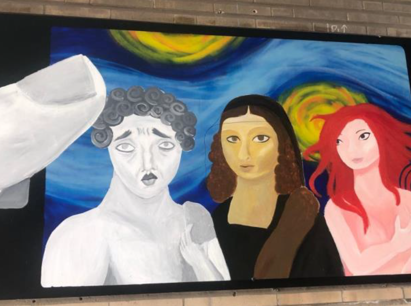 Des fresques street art dans le tunnel Van der Weyden