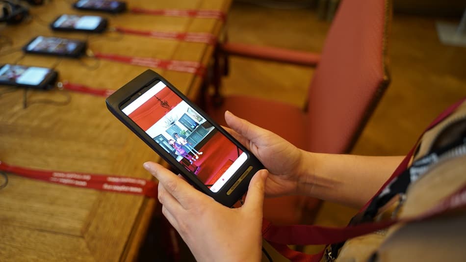Visite avec visioguide
