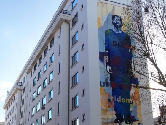 Une fresque street art pour ne pas oublier le génocide rwandais