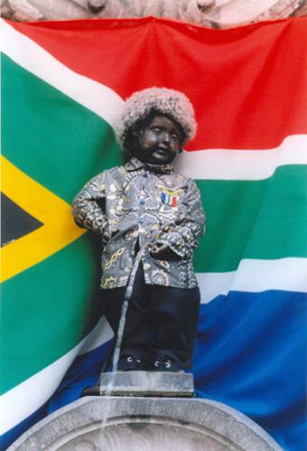 Manneken-Pis et Nelson Mandela