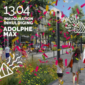 Inauguration boulevard Adolphe Max