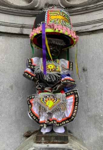 Manneken-Pis aux couleurs du Pérou