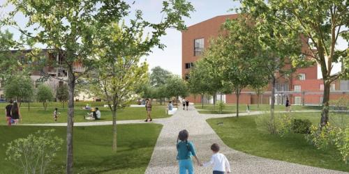 Projet Van Praet - Espaces publics et verts