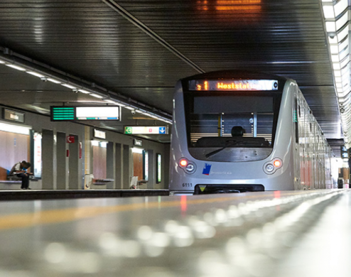 Travaux ligne métro 3 & station Toots Thielemans