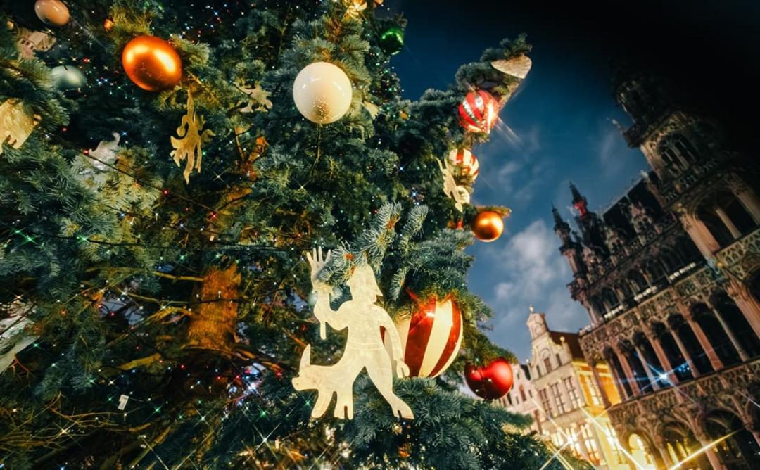 Le sapin de Noël sur la Grand-Place