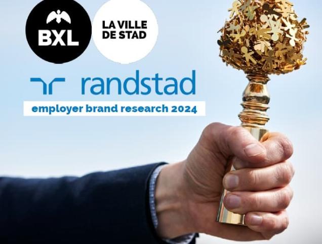 "Employer brand research" 2024 : 2e place pour la Ville de Bruxelles