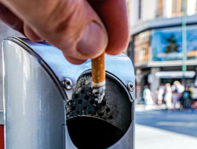 Stop aux mégots jetés par terre !