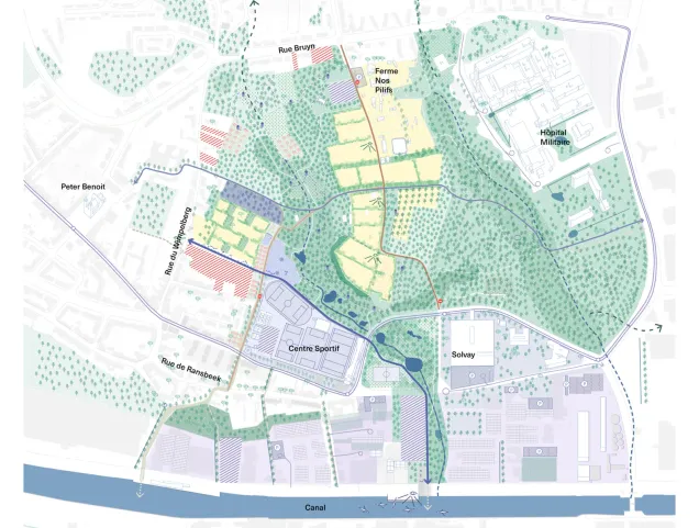 Masterplan "Petit Chemin Vert" à Neder-Over-Heembeek